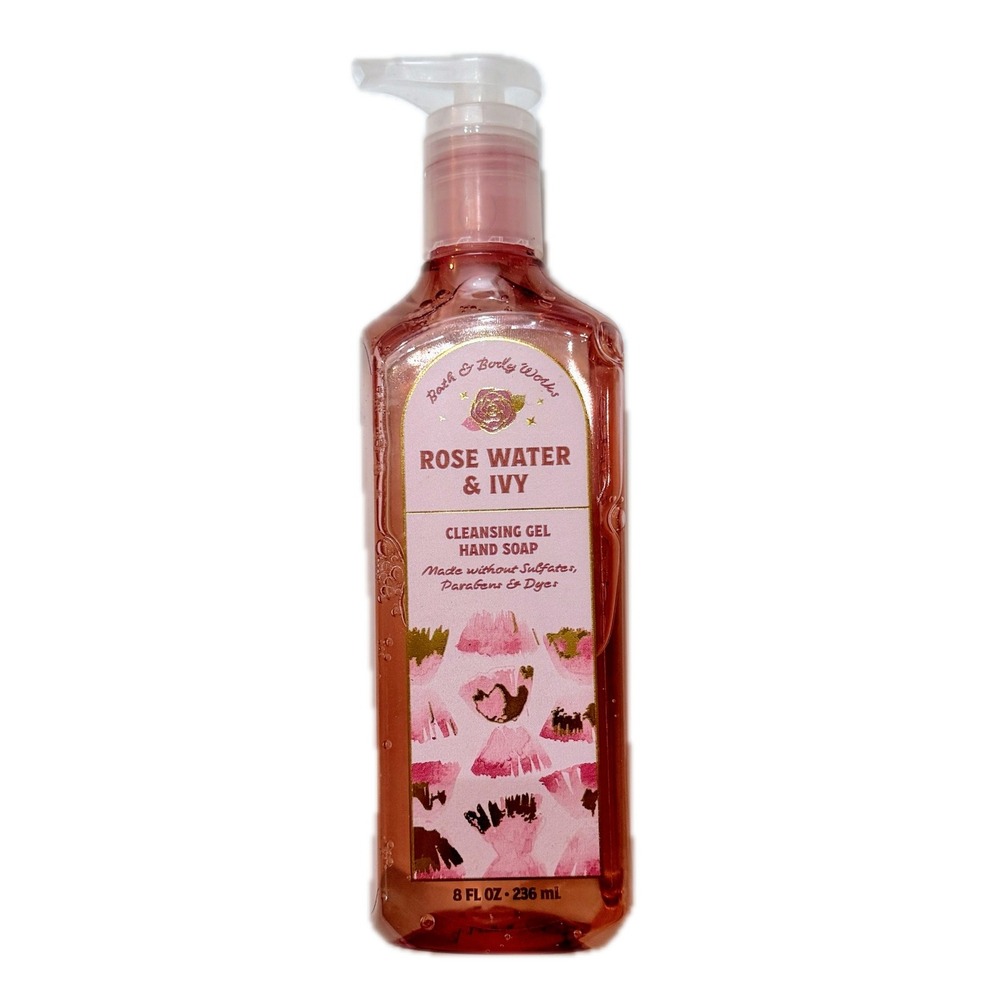 New Bath & Body Works Rose Water Ivy Cleansing Gel Hand Soap 8 fl‎ oz